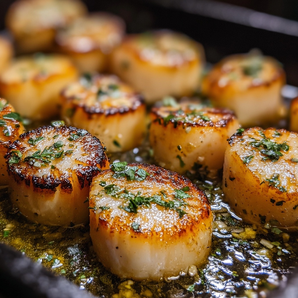 Garlic Butter Baked Scallops Recipe - Recipe Image