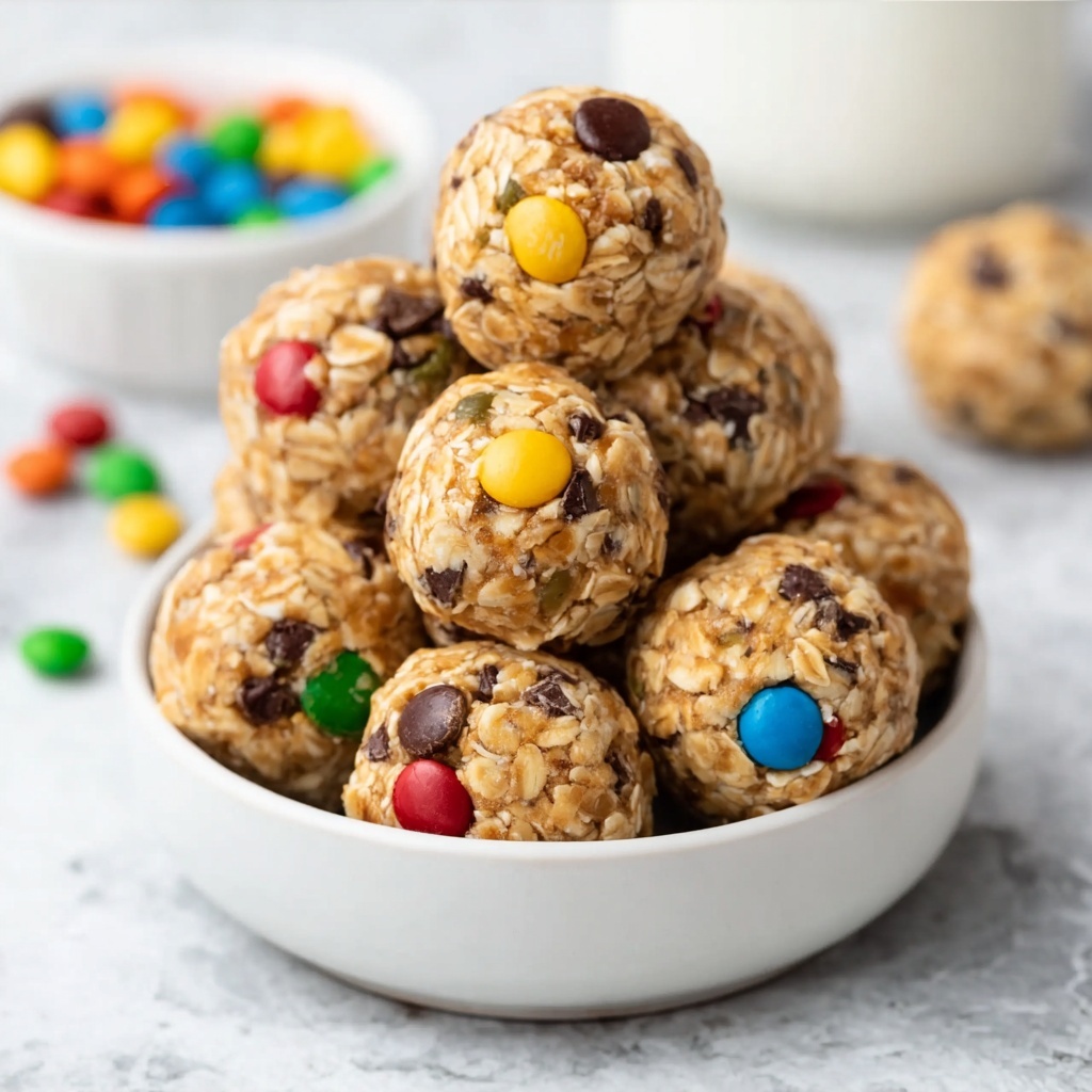 No-Bake Monster Energy Balls Recipe - Recipe Image