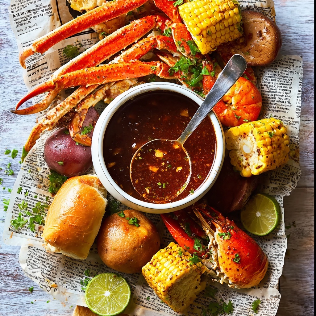 Seafood Garlic Butter Dipping Sauce Recipe - Recipe Image