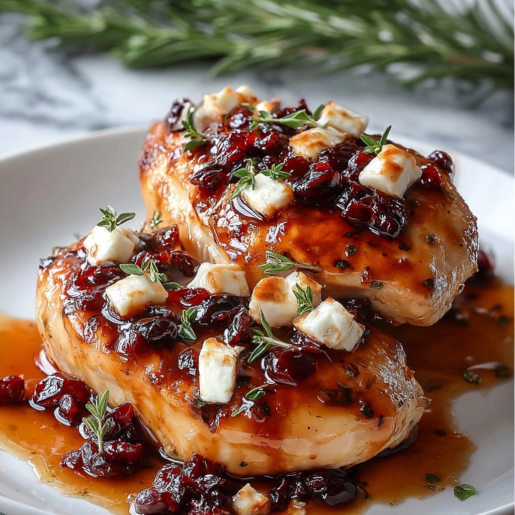 Cranberry and Brie Stuffed Chicken Recipe - Recipe Image
