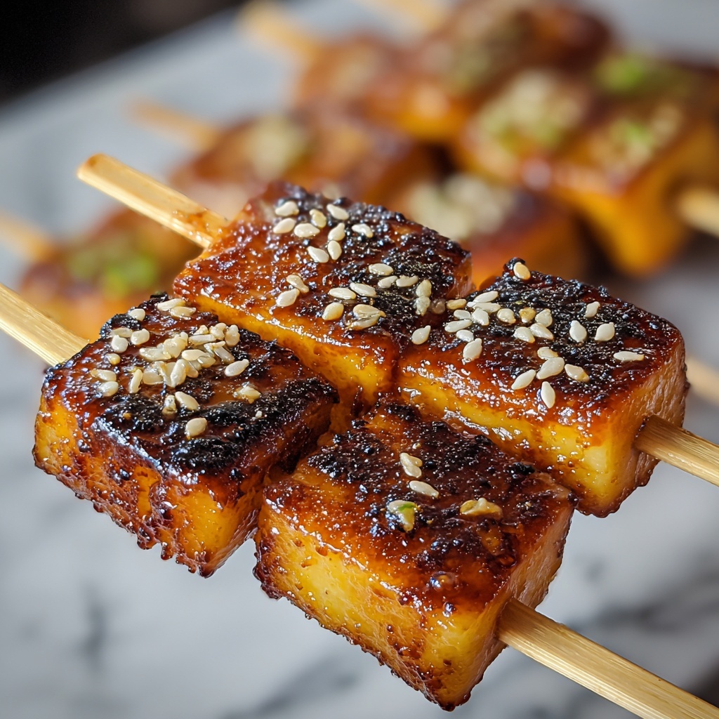 Tteokkochi (Korean Rice Cake Skewers) Recipe - Recipe Image