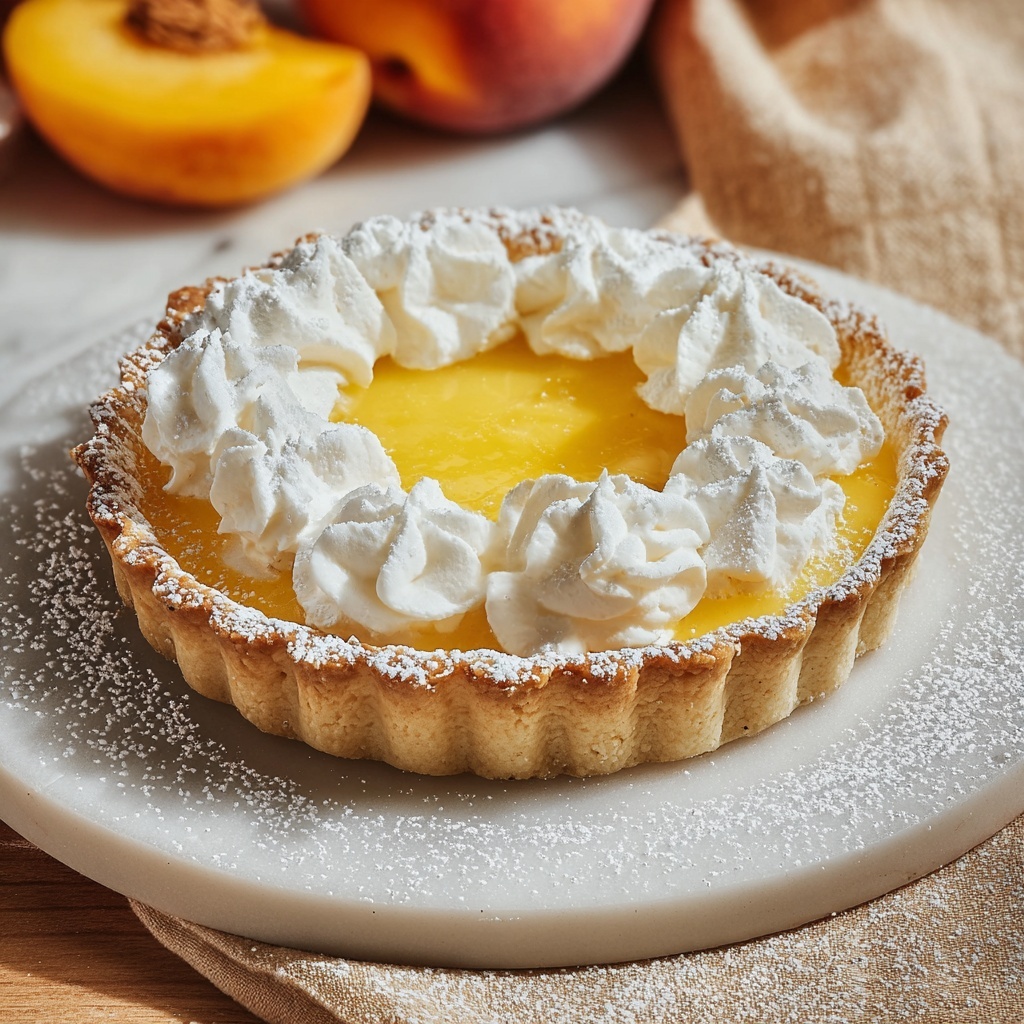 Apricot Tarts with Light and Fluffy Apricot Meringue Filling Recipe - Recipe Image