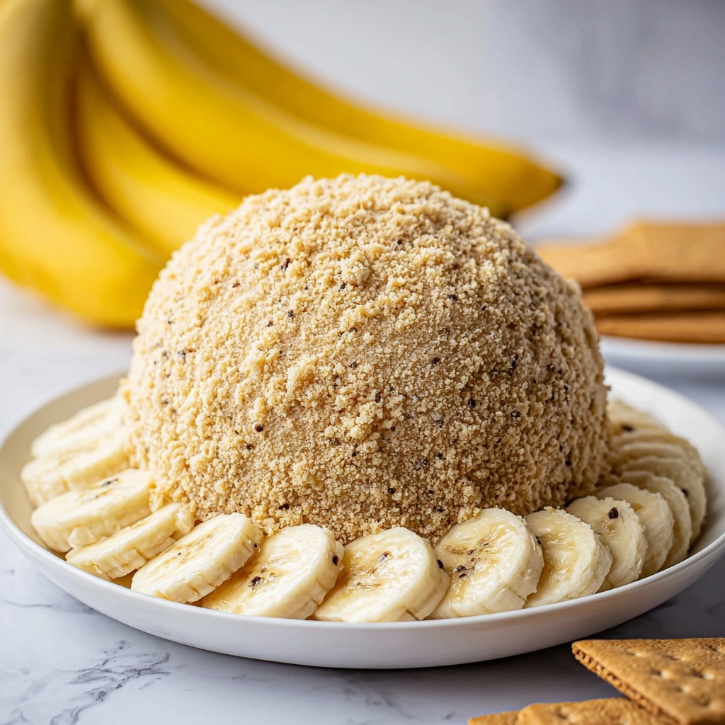Banana Pudding Dessert Cheese Ball Recipe - Recipe Image