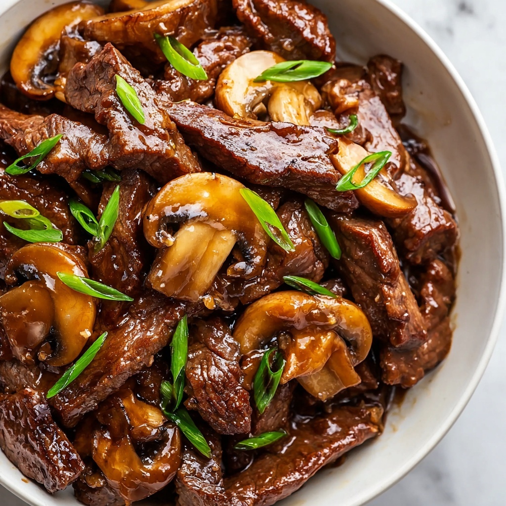 Beef Mushroom Stir Fry Recipe - Recipe Image