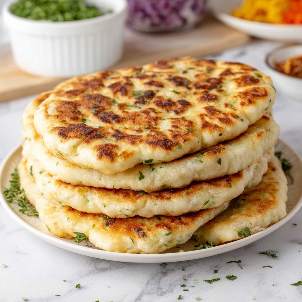 Garlic Flatbread Recipe - Recipe Image