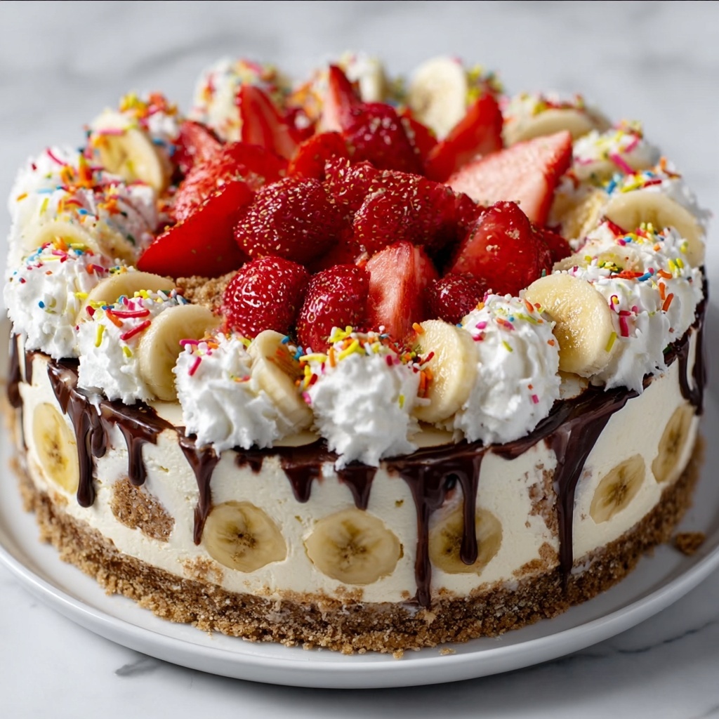 Banana Split Cheesecakes Recipe - Recipe Image