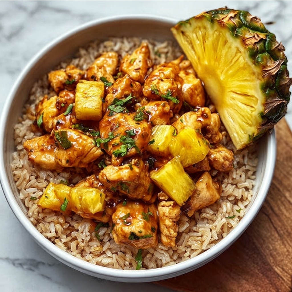 Pineapple Chicken and Rice Recipe - Recipe Image