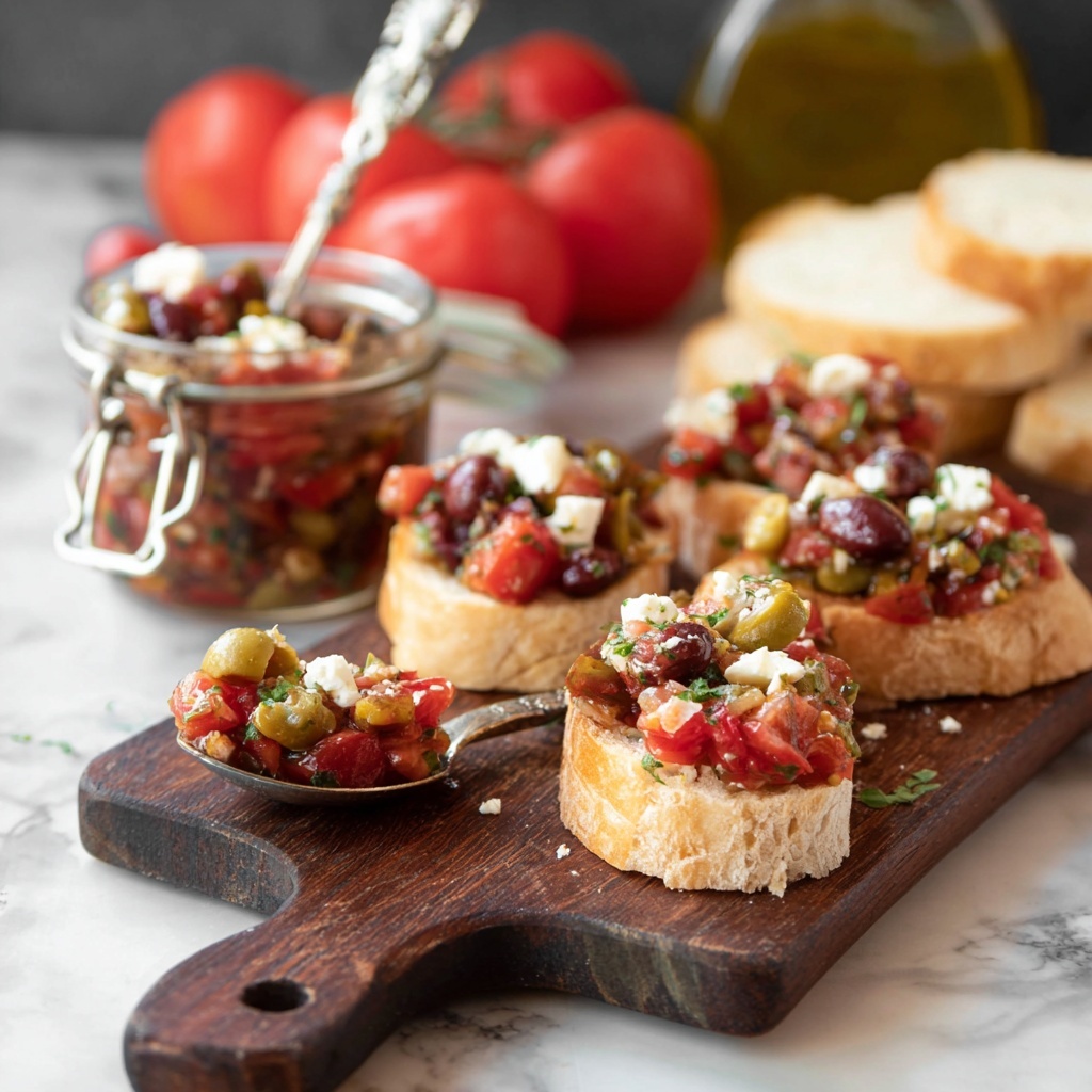 Eggplant and Tomato Bruschetta Recipe - Recipe Image