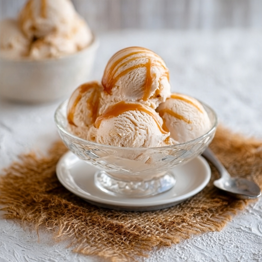 Homemade Salted Caramel Ice Cream Recipe - Recipe Image