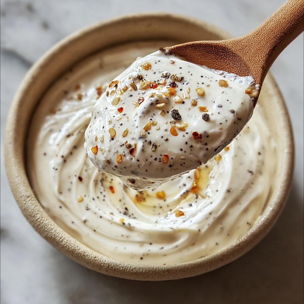 Garlic Parmesan Cream Sauce for Pizza Recipe - Recipe Image