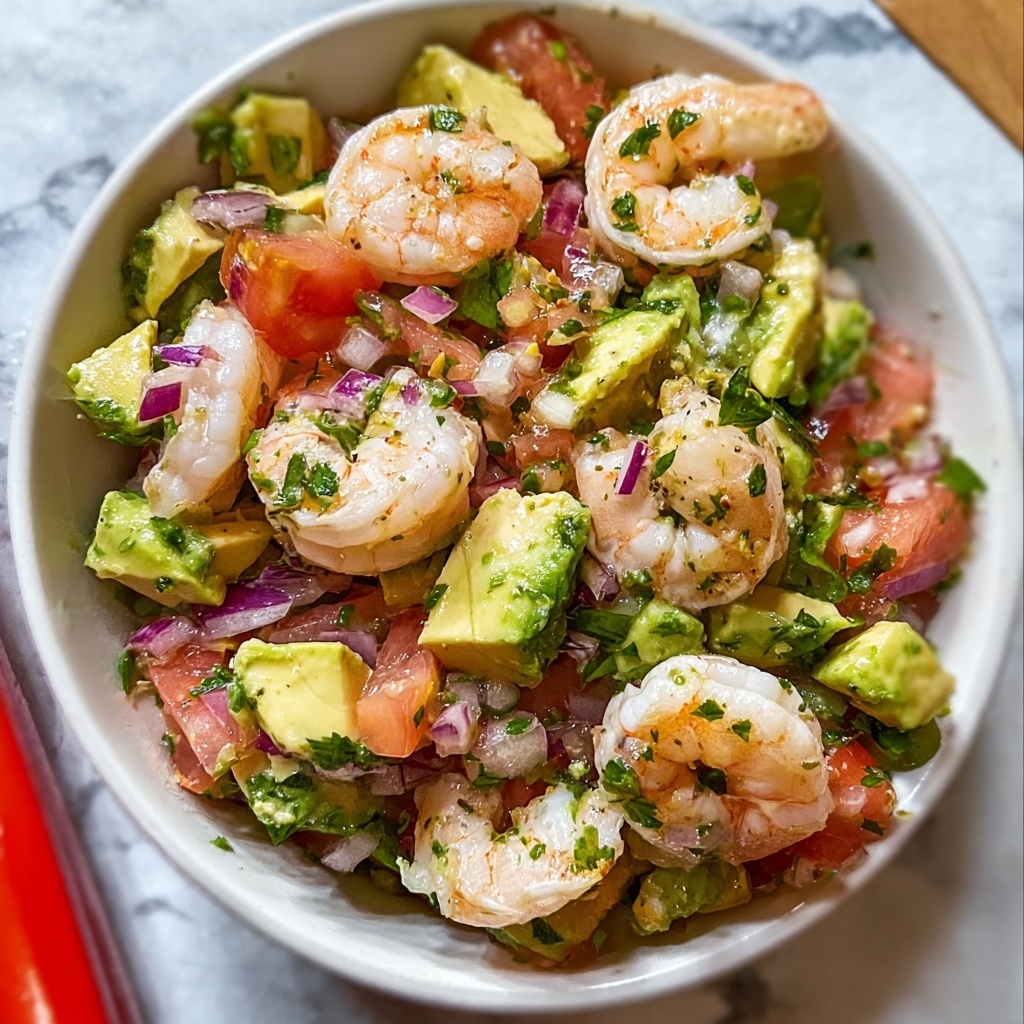 Zesty Lime Shrimp and Avocado Salad Recipe - Recipe Image