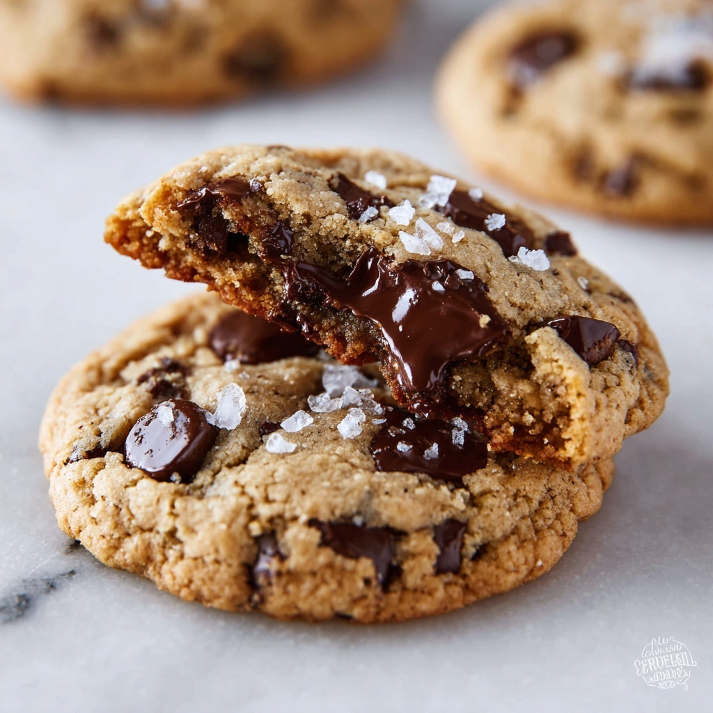 Chewy Chocolate Chip Cookies with Sea Salt Recipe - Recipe Image