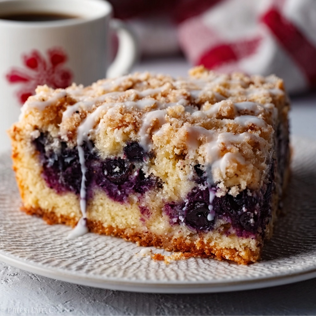 Lemon Blueberry Coffee Cake Recipe - Recipe Image