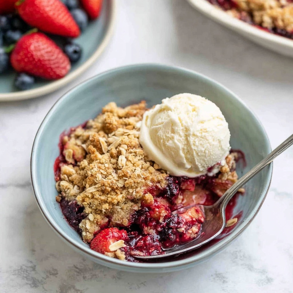 Mixed Berry Crisp Recipe - Recipe Image