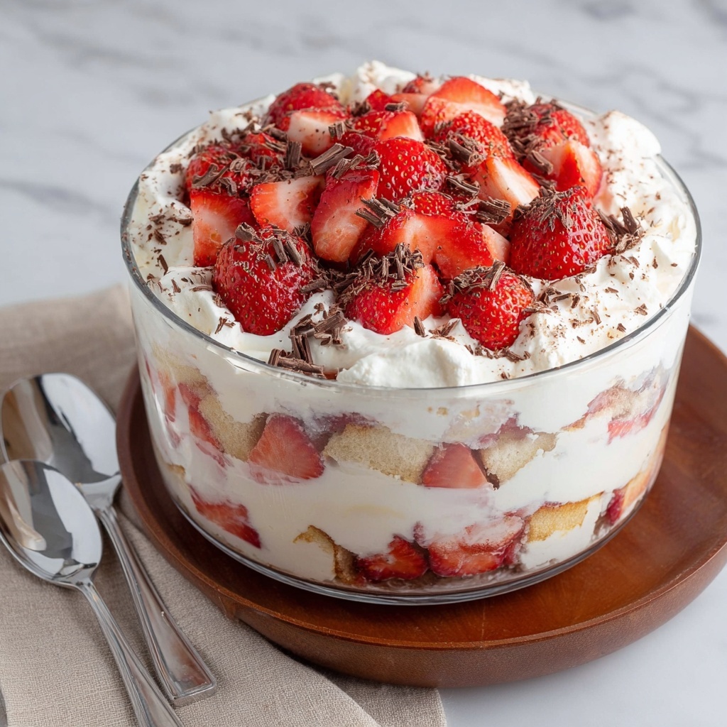 Strawberry Cheesecake Trifle Recipe - Recipe Image