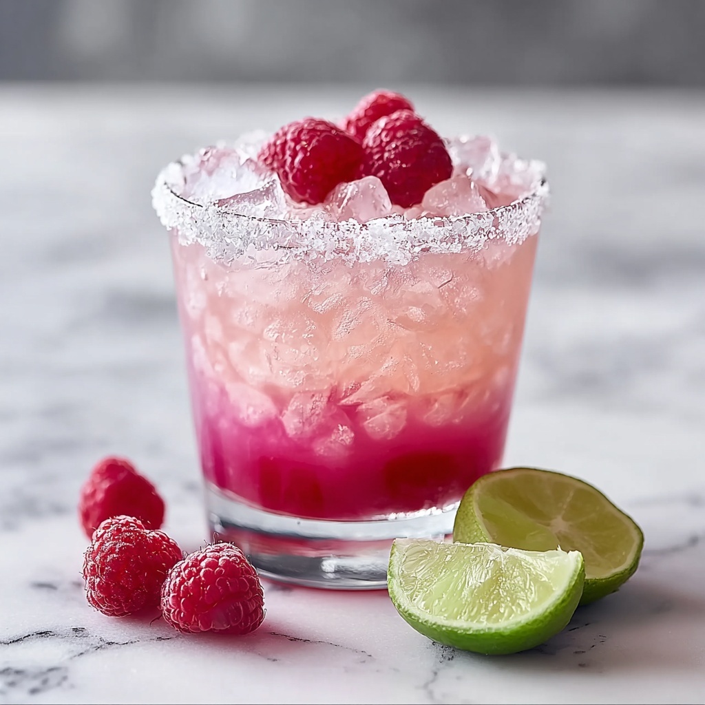 Raspberry Coconut Margarita Recipe - Recipe Image