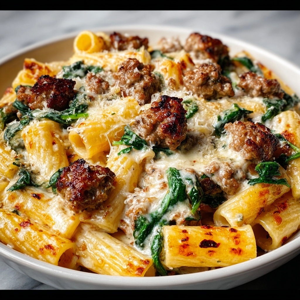 Cheesy Beef Pepper Rigatoni Recipe - Recipe Image