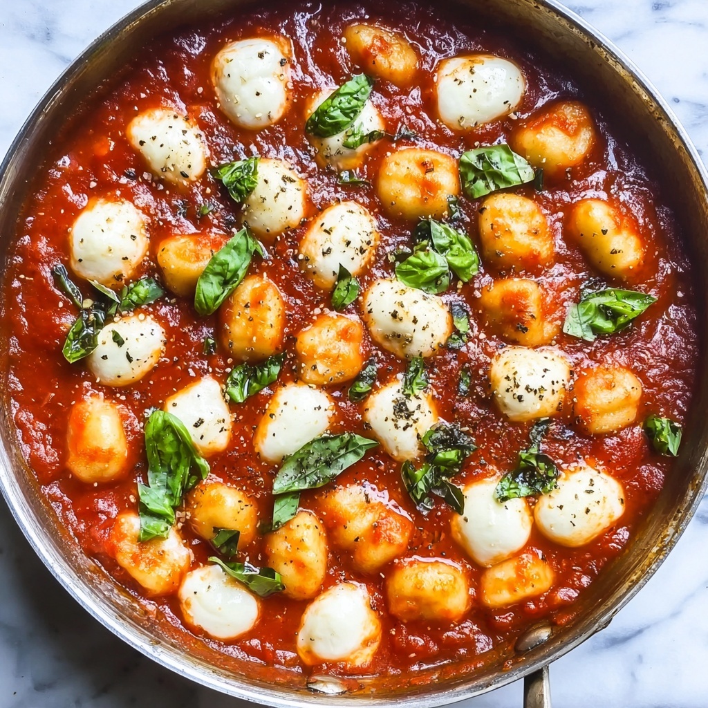 One Pot Tomato Gnocchi with Spinach Recipe - Recipe Image