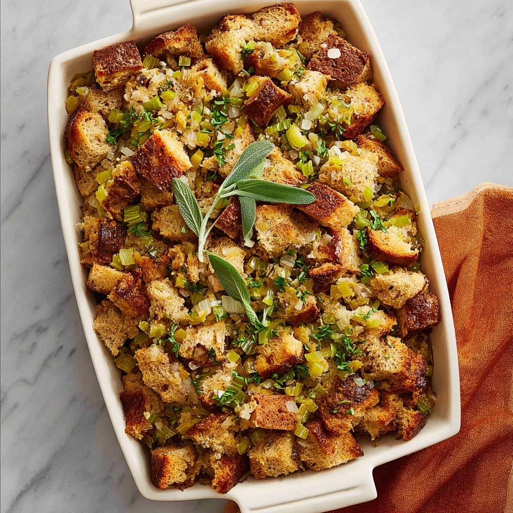Buttery Herb Stuffing Recipe - Recipe Image