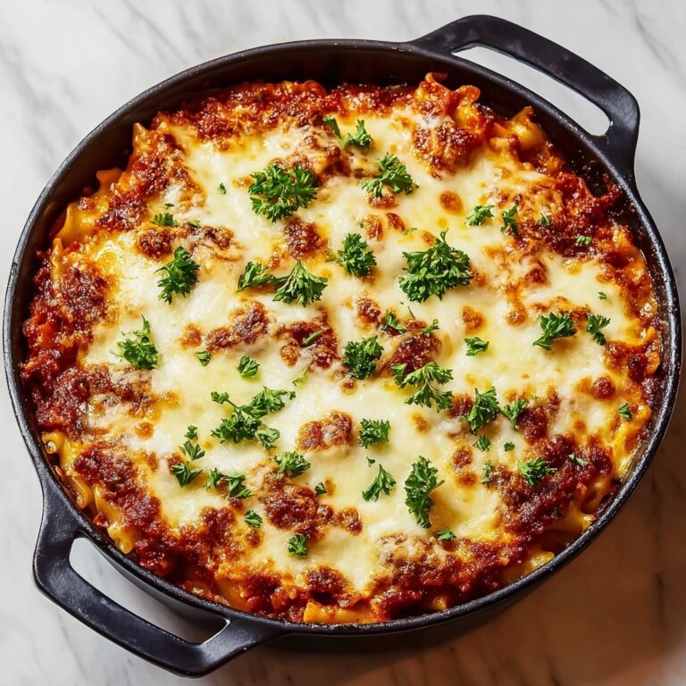 Classic Homemade Meat Lasagna with Rich Cheese Layers Recipe