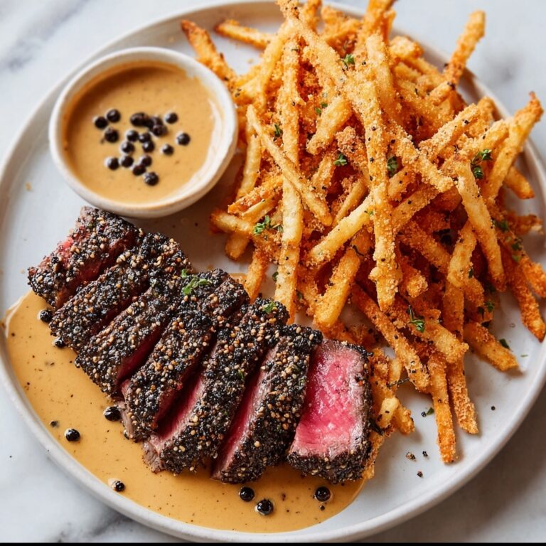 Steak Frites Au Poivre Recipe