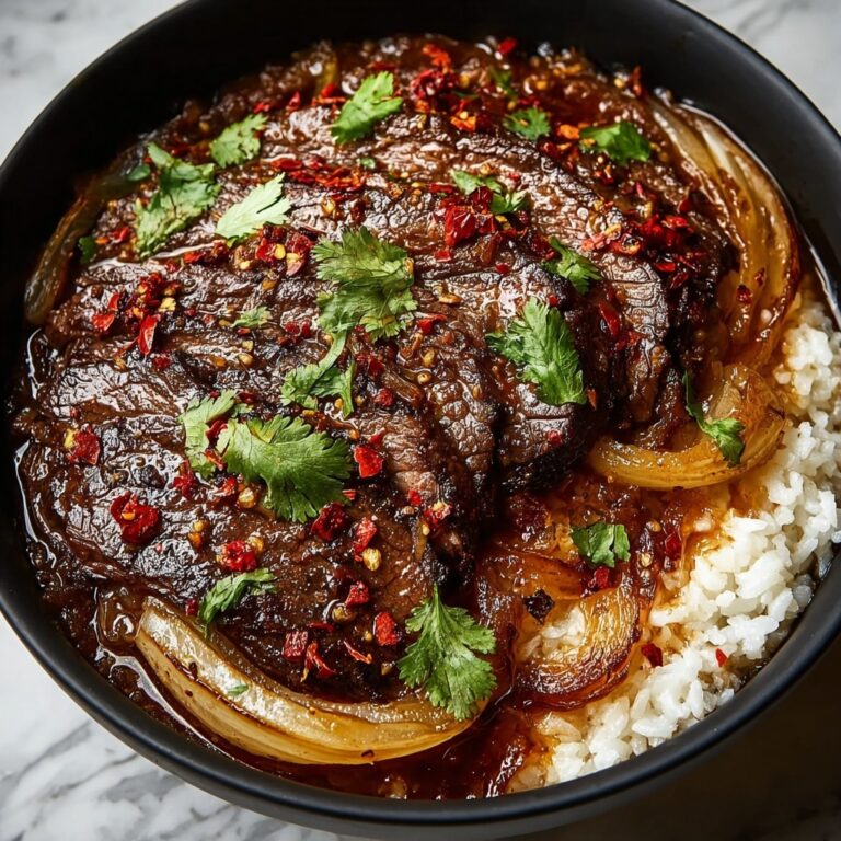 Sweet Savory Caramelized Pulled Beef Recipe