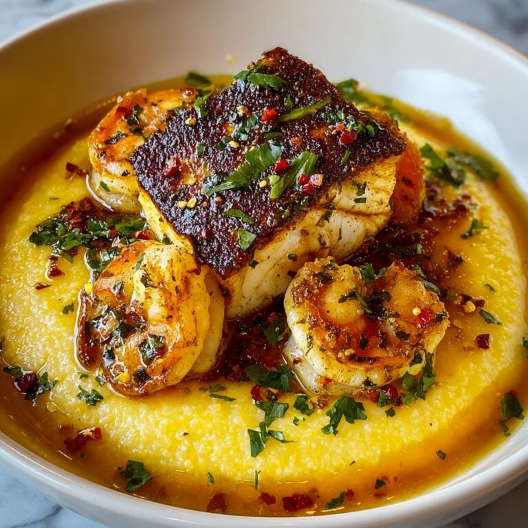 Red Snapper and Cajun Shrimp Grits Recipe