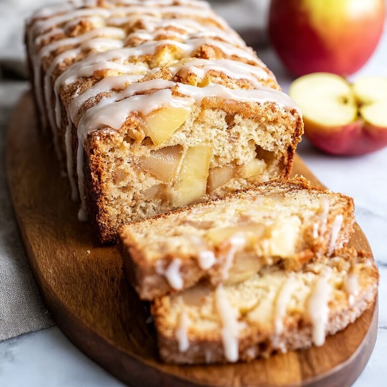 Sourdough Apple Bread with Cinnamon Glaze Recipe