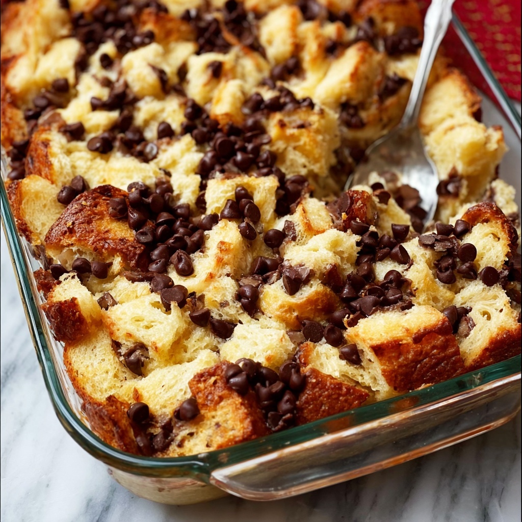 Chocolate Croissant Breakfast Bake Recipe - Recipe Image