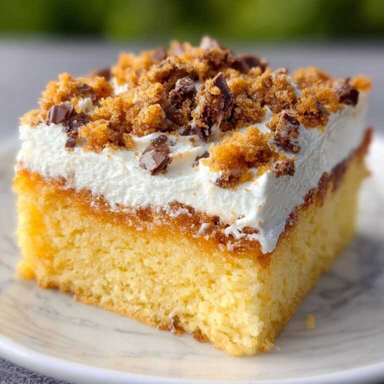 Butterfinger Poke Cake Recipe