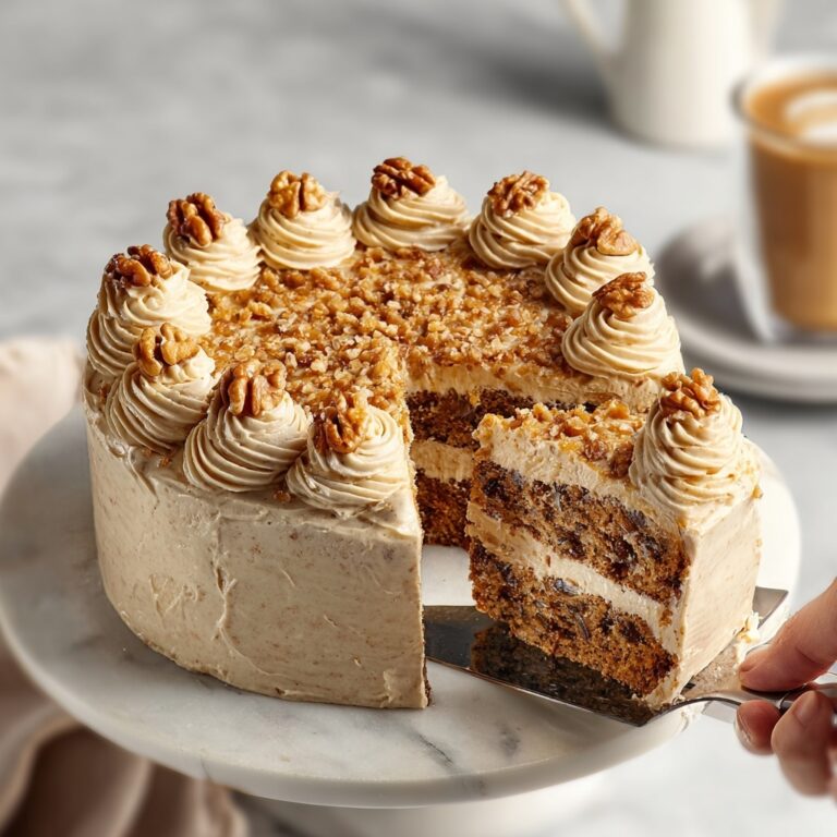 Vegan Coffee Walnut Cake Recipe