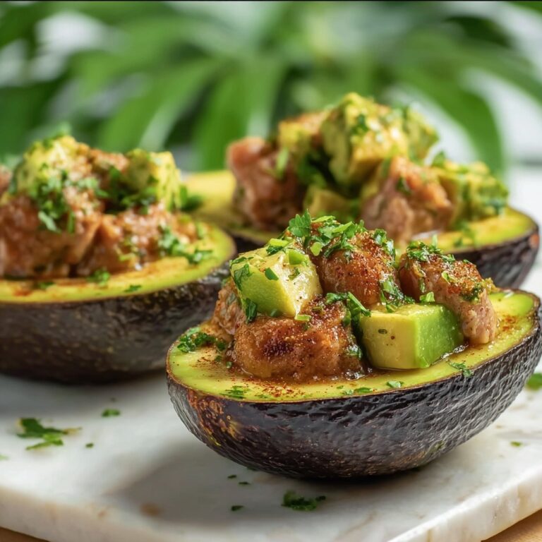 Tuna Avocado Boats Recipe