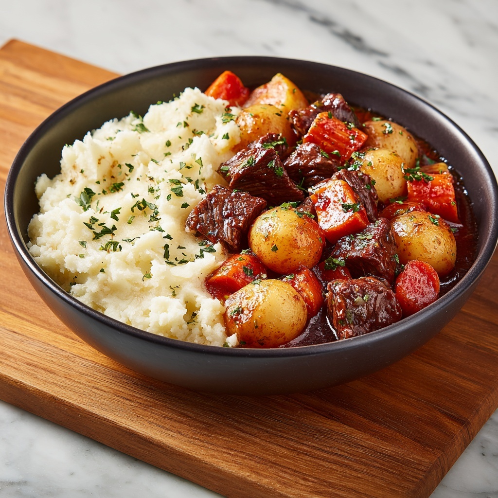 One Pot Beef Bourguignon Recipe - Recipe Image
