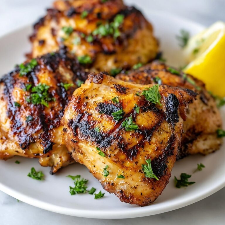 Juicy Grilled Chicken Thighs Recipe
