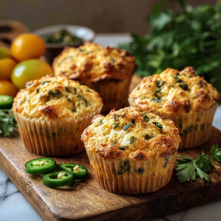 Jalapeño Cornbread Muffins with Cream Cheese Filling Recipe