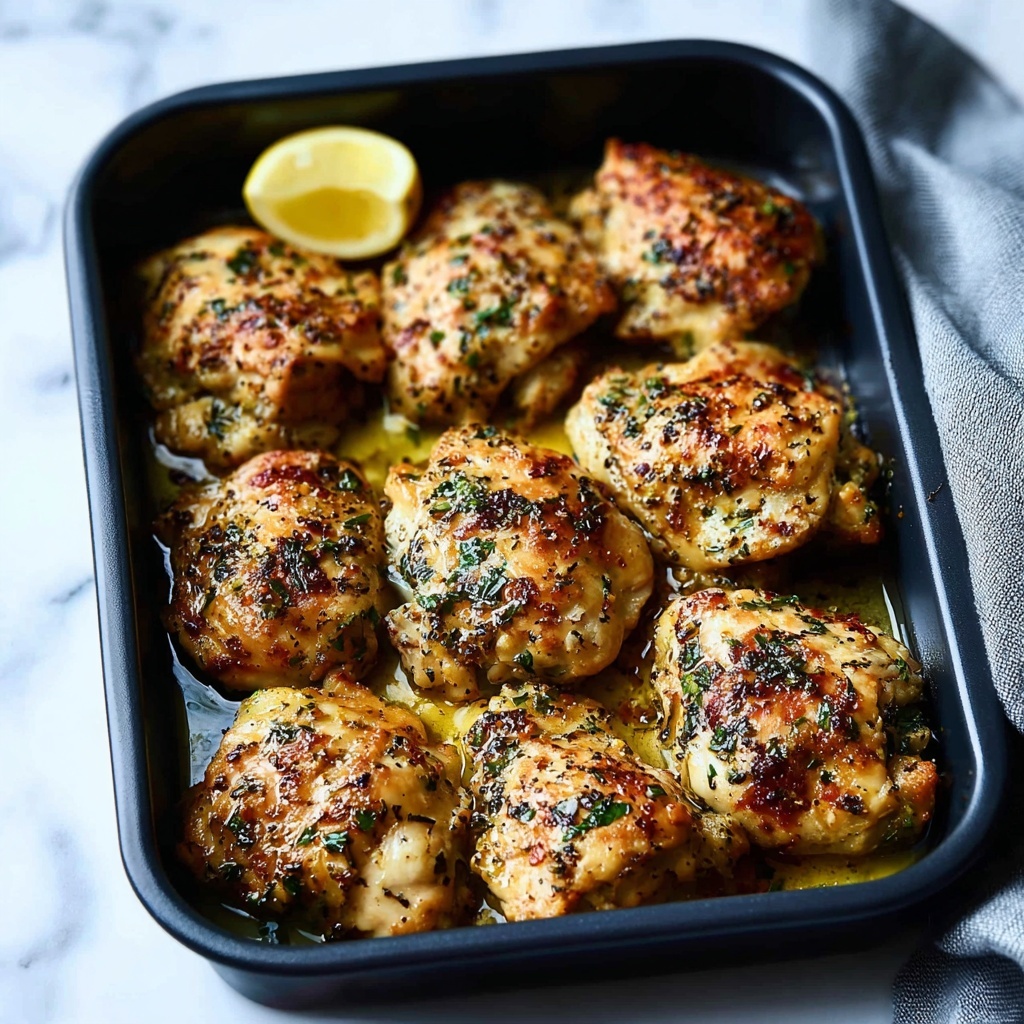Baked Greek Lemon Chicken Recipe - Recipe Image
