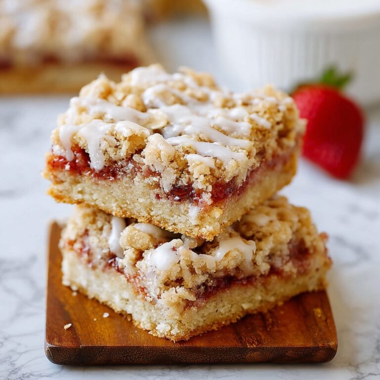 Strawberry Oatmeal Bars Recipe