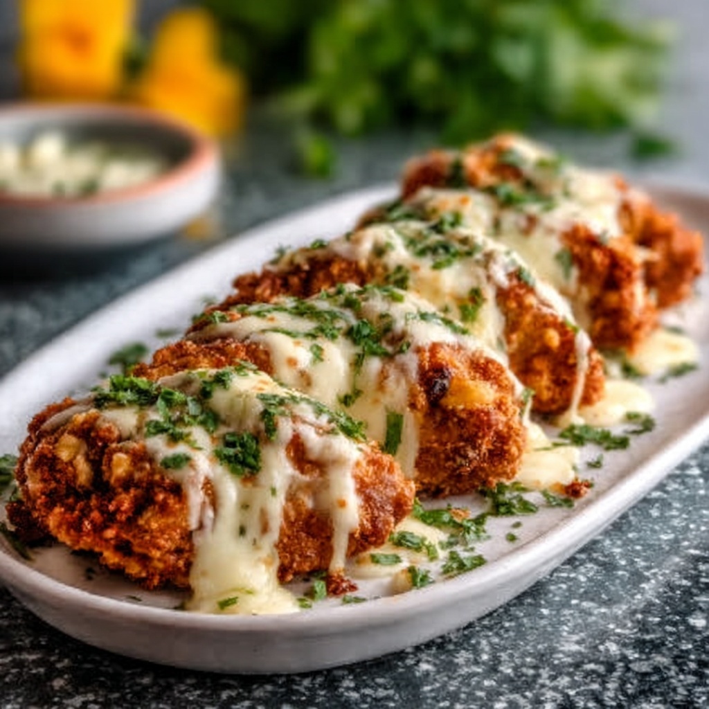 Garlic Parmesan Chicken Meatloaf Recipe - Recipe Image