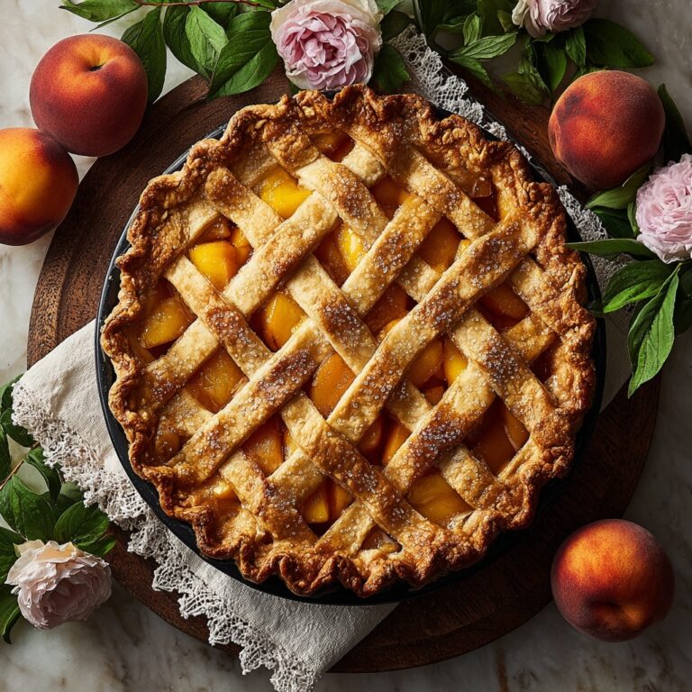 Brown Butter Strawberry Peach Pie Recipe