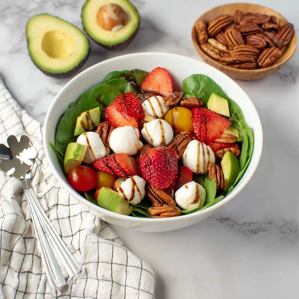 Strawberry Salad with Balsamic Recipe - Recipe Image