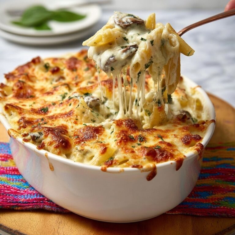 Cheesy Spinach Dip Chicken Pasta Recipe