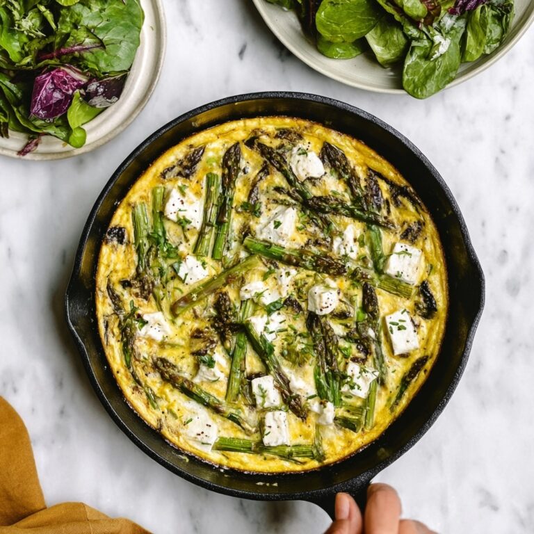 Asparagus Mushroom Frittata Recipe