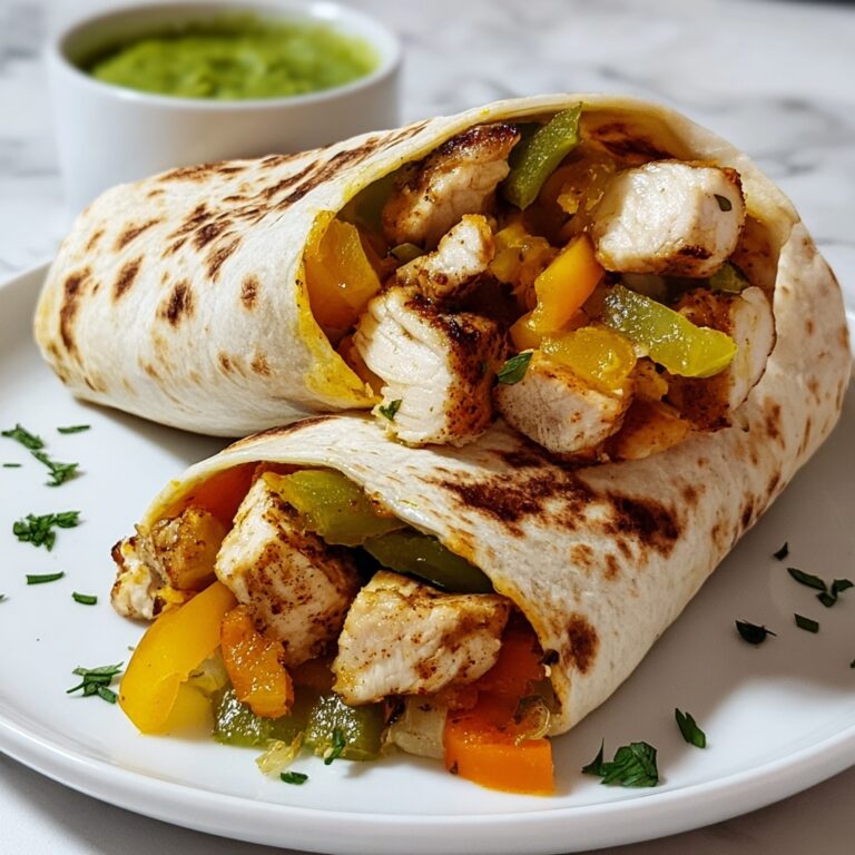 Chicken Fajita Burrito Recipe