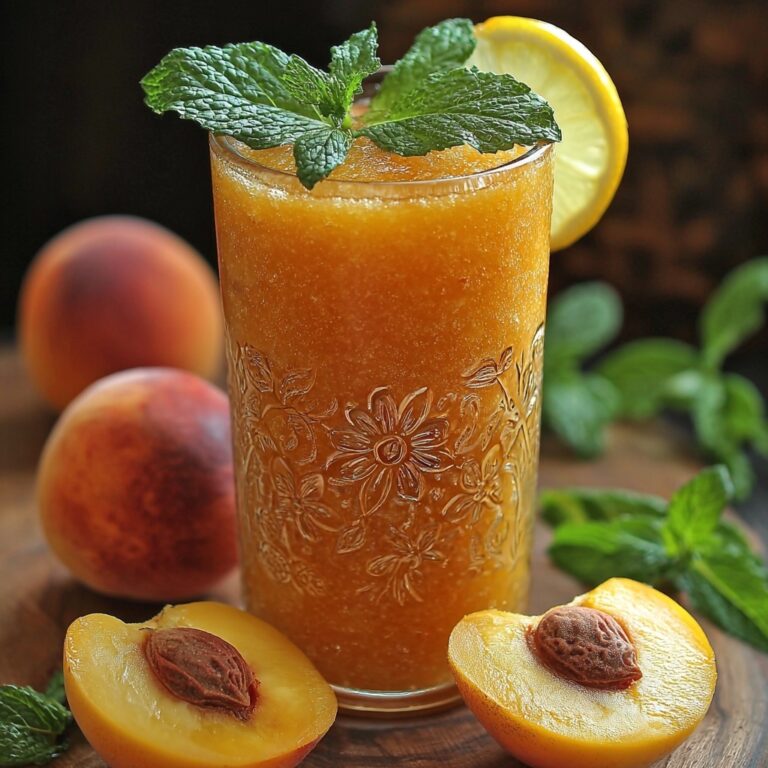Peach Lemonade Slushie: The Ultimate Summer Refreshment Recipe