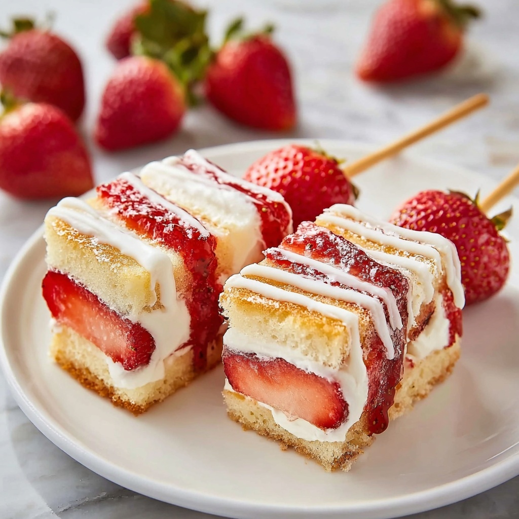 Strawberry Shortcake Kabobs Recipe - Recipe Image