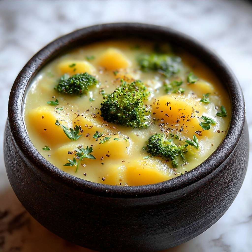 Crockpot Broccoli Cheddar Soup: Easy Creamy Comfort Food Recipe - Recipe Image
