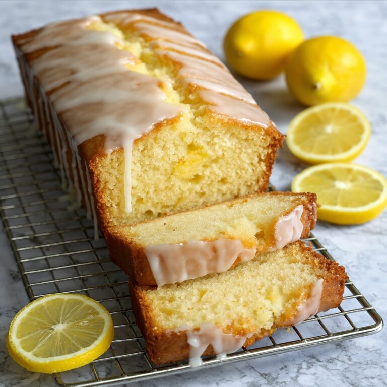 Healthy Greek Yogurt Lemon Loaf Cake Recipe