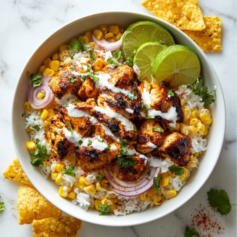 Street Corn Chicken Rice Bowl Recipe