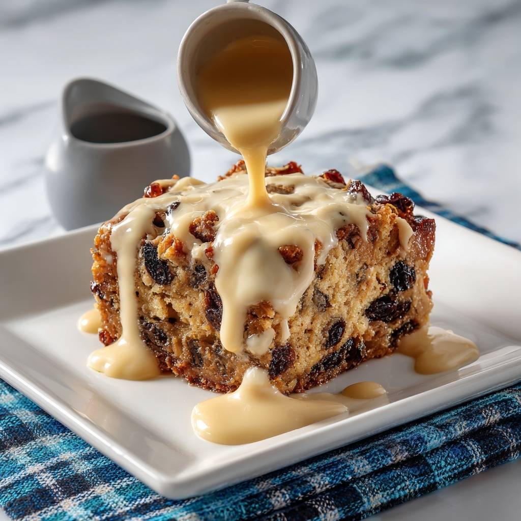 Best Bread Pudding with Vanilla Sauce Recipe - Recipe Image