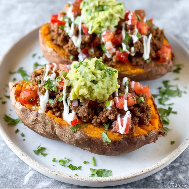 Taco Stuffed Sweet Potatoes Recipe